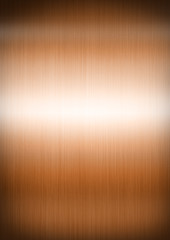 Image showing Copper brushed metal background texture