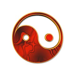 Image showing Yin and Yang symbol