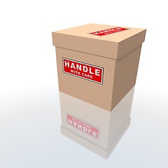 Image showing fragile package