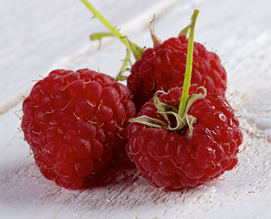 Image showing Raspberries