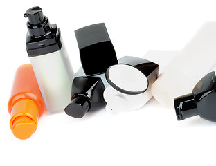 Image showing Facial Cosmetics Containers