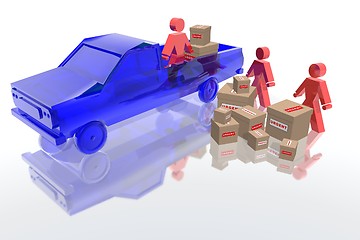 Image showing urgent packages to deliver