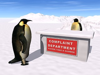 Image showing complaint department