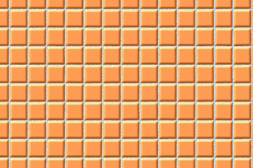 Image showing orange tiles background