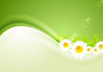 Image showing Modern bright summer background. Vector