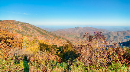 Image showing Blue Ridge Parkway National Park  Scenic Mountains 