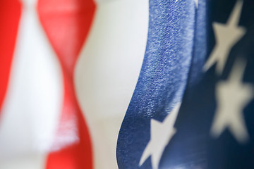 Image showing american flag abstract