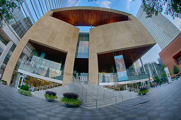 Image showing August 29, 2014, Charlotte, NC - view of mint museum and Charlot