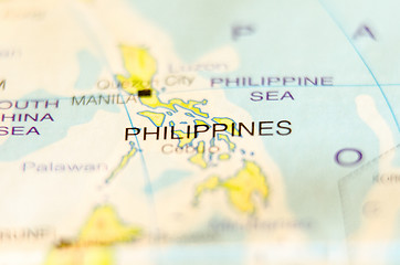 Image showing philippines country on map