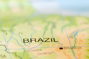 Image showing brazil country on map