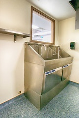 Image showing hospital scrub sink