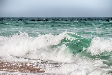 Image showing Atlantic Ocean at Cape Hatteras North Carolina