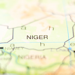 Image showing niger country on map