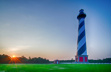 Image showing Cape Hatteras Lighthouse, Outer banks, North Carolina