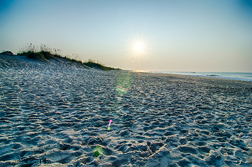 Image showing Atlantic Ocean at Cape Hatteras North Carolina