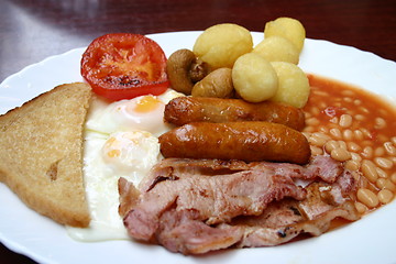 Image showing English breakfast