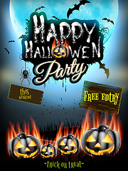 Image showing Happy Halloween party. EPS 10