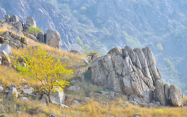 Image showing rocky mountain in dobrogea, romania