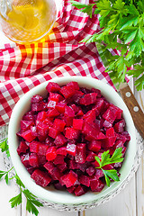 Image showing Beet salad