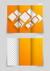 Image showing Tri-fold brochure template design