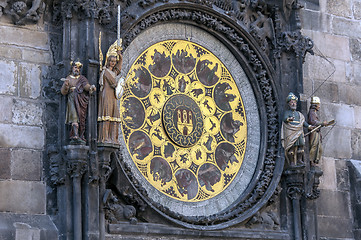 Image showing Astronomical clock calendar.