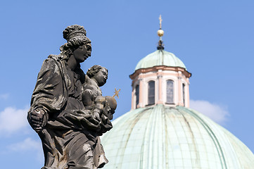 Image showing Virgin Mary statue.