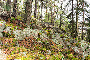 Image showing Rocky hill