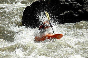 Image showing Kayak face shot