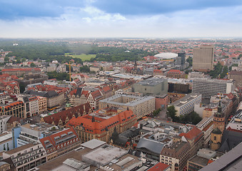 Image showing Leipzig aerial view