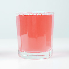 Image showing Pink grapefruit juice