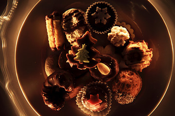 Image showing czech homemade christmas cookies  