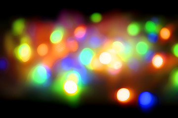 Image showing christmas lights background