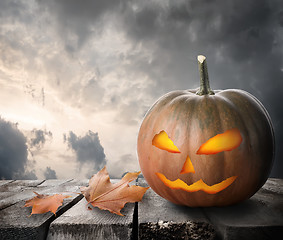 Image showing Fierce pumpkin