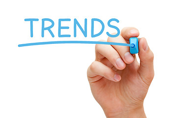 Image showing Trends Blue Marker