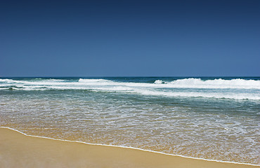 Image showing Blue beach