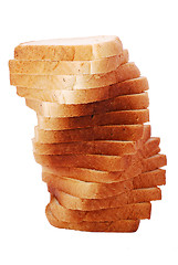 Image showing toast bread tower