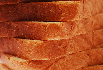 Image showing bread slices close-up