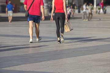 Image showing Walking