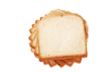 Image showing spiral tower toast bread