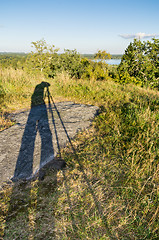 Image showing Photographers shadow