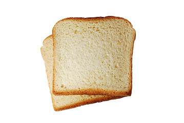 Image showing toast bread slices isolated