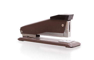 Image showing Old brown stapler