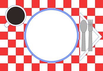 Image showing Restaurant Place Setting