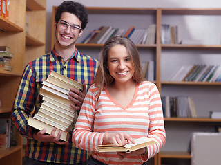 Image showing teens group in school