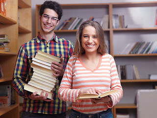 Image showing teens group in school