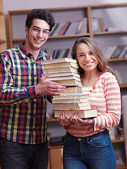 Image showing teens group in school