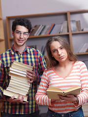 Image showing teens group in school