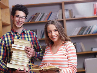 Image showing teens group in school