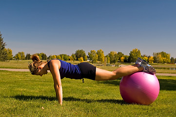 Image showing Push ups