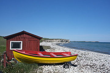 Image showing Sangstrup Klint in Denmark